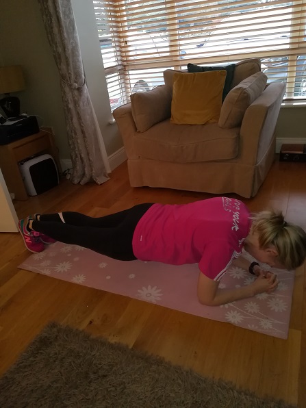 Catherine 60 second plank